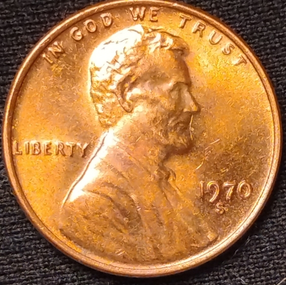 🔥1970 S Double Die Obverse Lincoln Penny,🔥 In ABSOLUTE BRILLIANT Condition!💯 - Picture 4 of 11